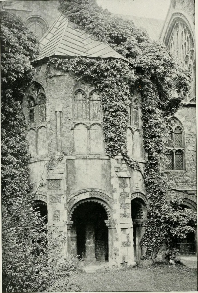An illustration from Westminster abbey and the cathedrals of England, 1895, leaf 107