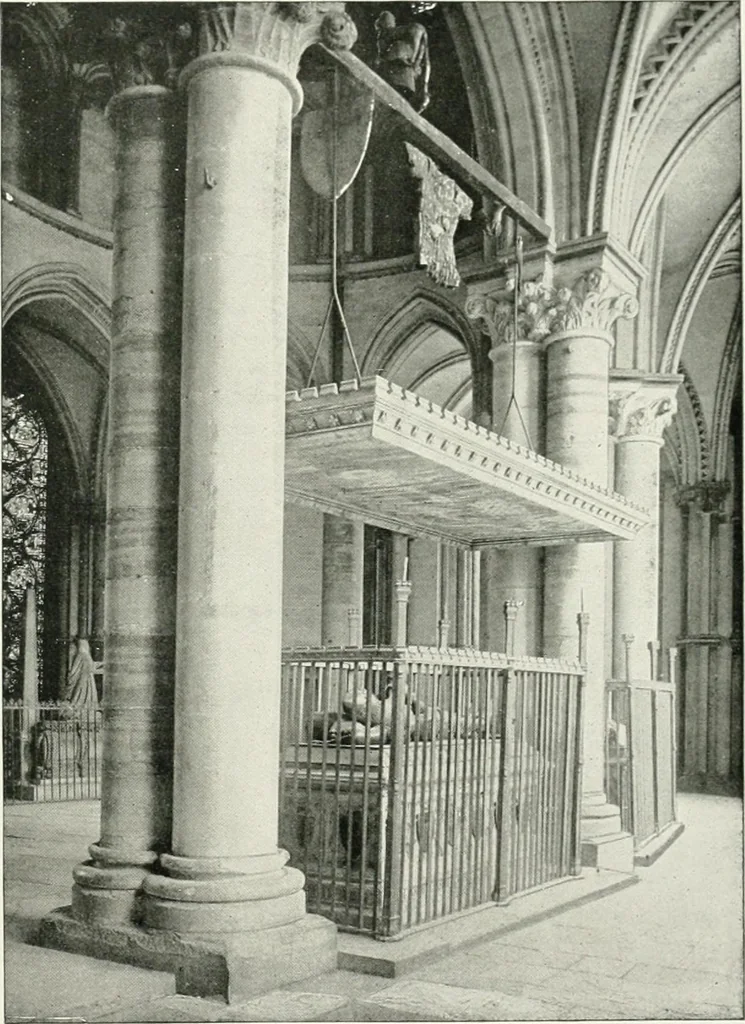 An illustration from Westminster abbey and the cathedrals of England, 1895, leaf 110