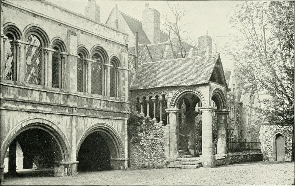 An illustration from Westminster abbey and the cathedrals of England, 1895, leaf 118