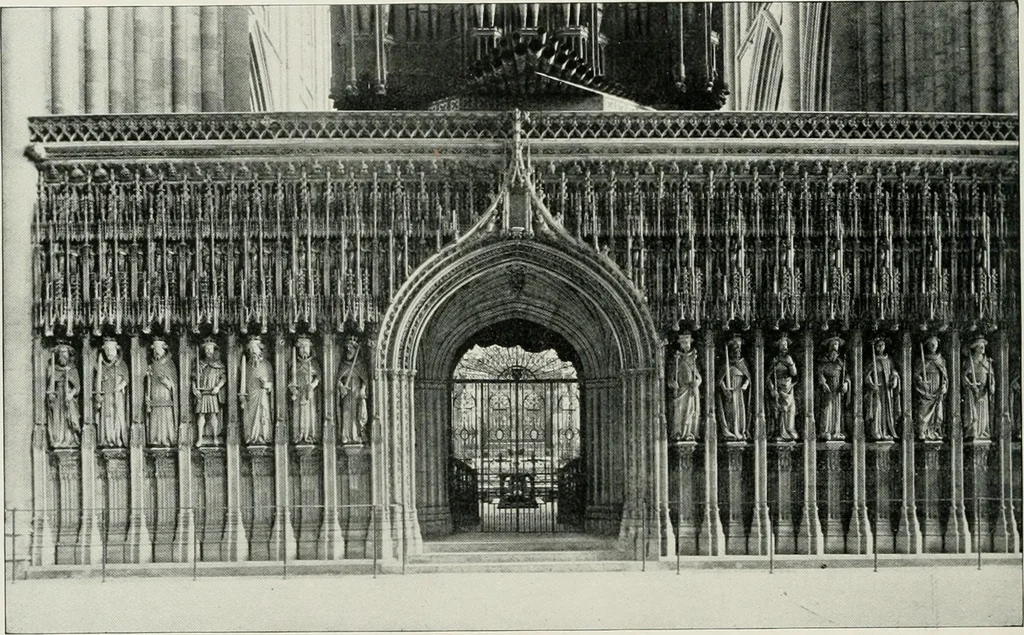 An illustration from Westminster abbey and the cathedrals of England, 1895, leaf 135