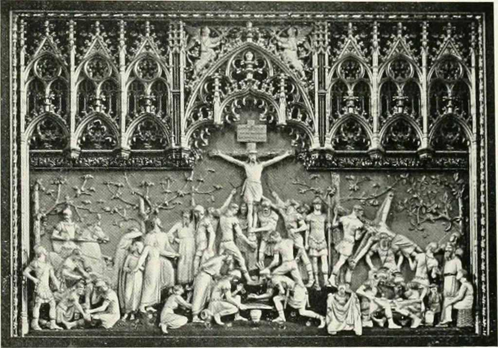 An illustration from Westminster abbey and the cathedrals of England, 1895, leaf 136