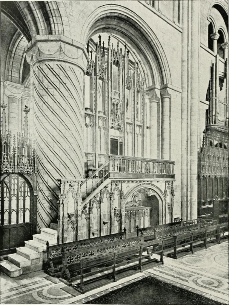 An illustration from Westminster abbey and the cathedrals of England, 1895, leaf 157
