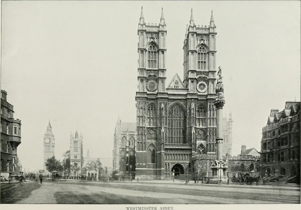 An illustration from Westminster abbey and the cathedrals of England, 1895, leaf 17
