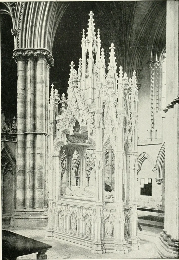 An illustration from Westminster abbey and the cathedrals of England, 1895, leaf 180
