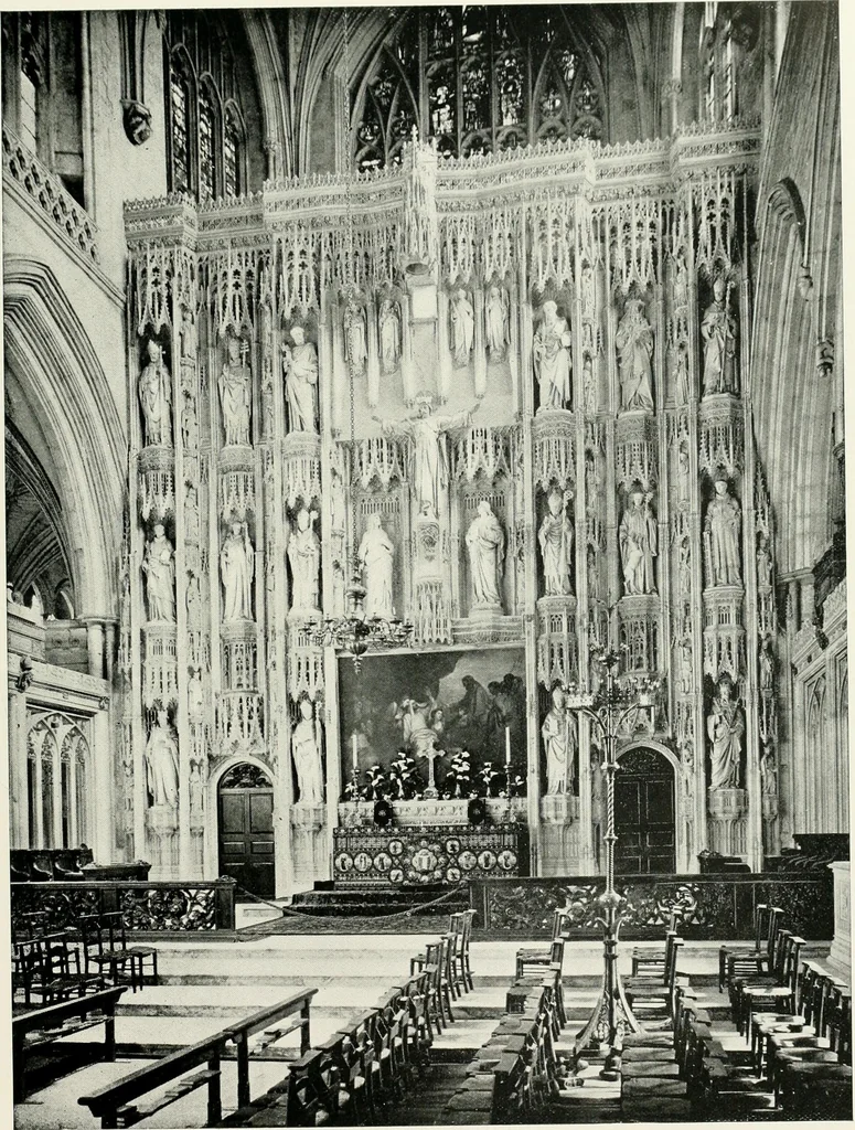 An illustration from Westminster abbey and the cathedrals of England, 1895, leaf 192