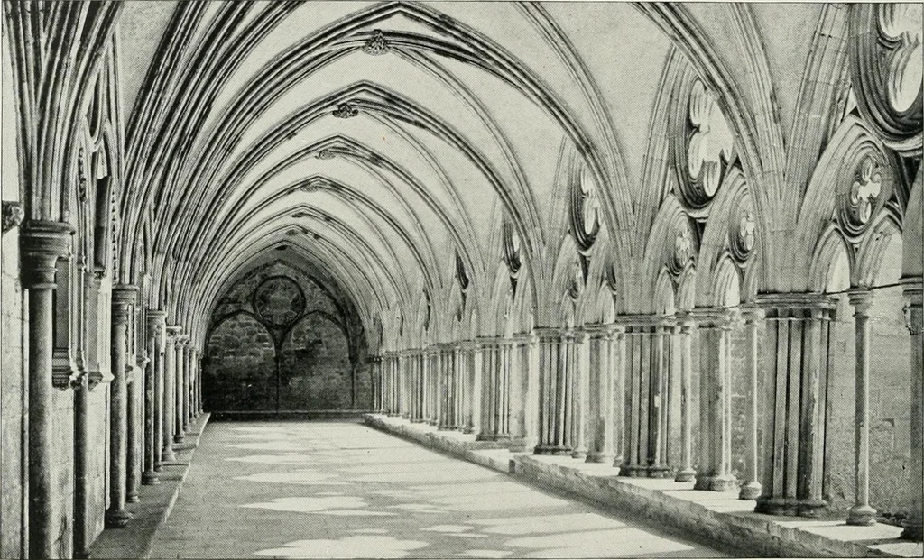 An illustration from Westminster abbey and the cathedrals of England, 1895, leaf 209