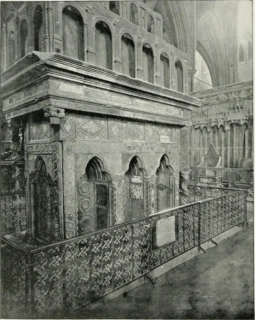 An illustration from Westminster abbey and the cathedrals of England, 1895, leaf 21