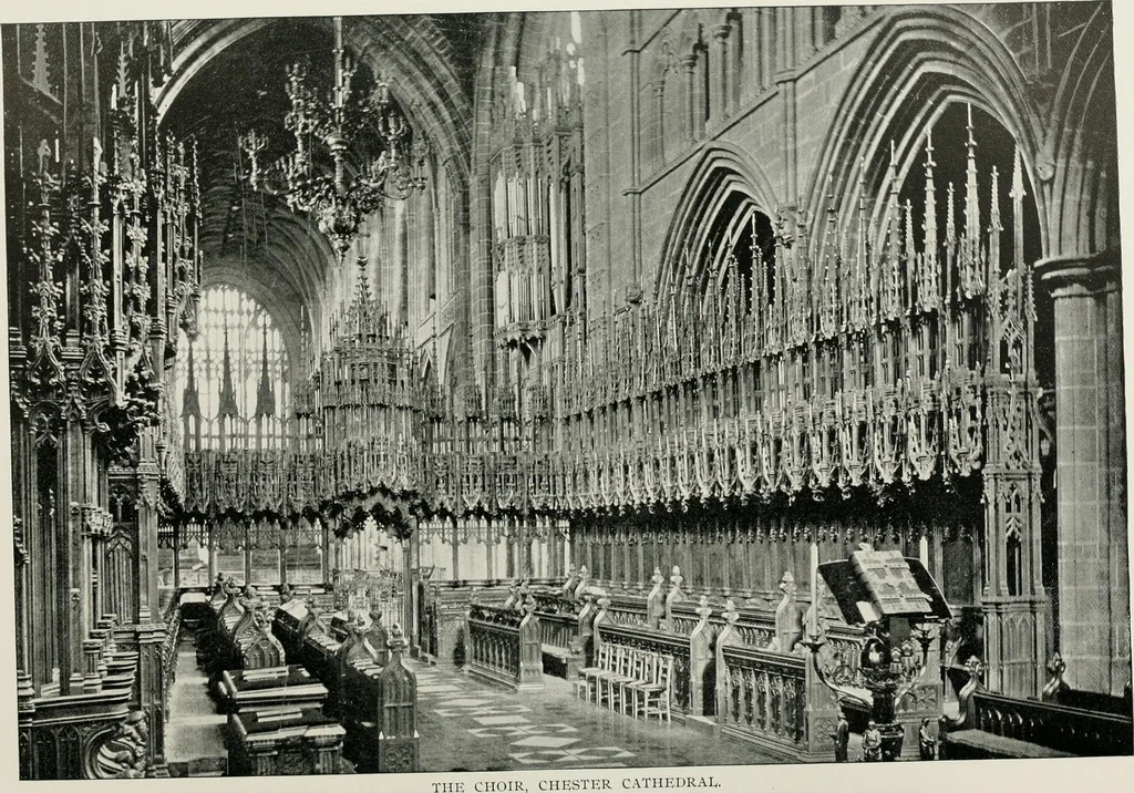 An illustration from Westminster abbey and the cathedrals of England, 1895, leaf 215