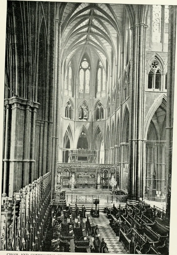 An illustration from Westminster abbey and the cathedrals of England, 1895, leaf 32