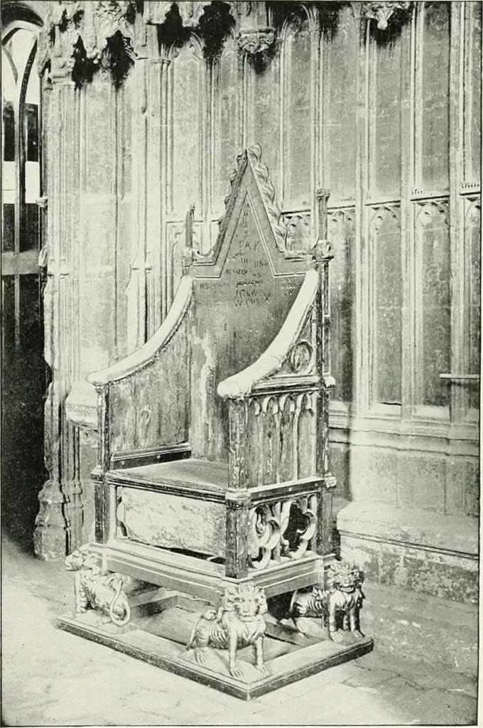 An illustration from Westminster abbey and the cathedrals of England, 1895, leaf 36