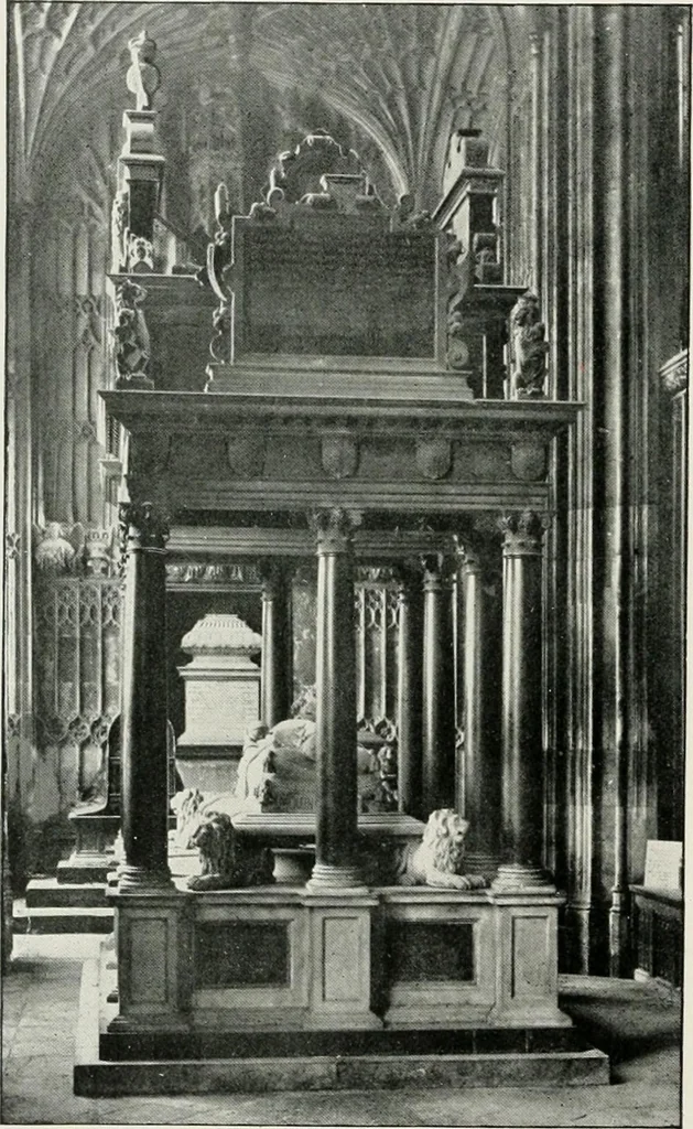 An illustration from Westminster abbey and the cathedrals of England, 1895, leaf 45