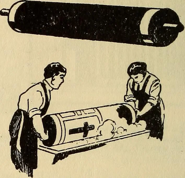 An illustration from What the advertiser & artist should know about reproduction; a review of the different methods of reproducing drawings and paintings from the viewpoint of the requirements of modern advertising, with which is incorporated specialized essays by ten of the most noteworthy engraving houses in America, 1921, leaf 131