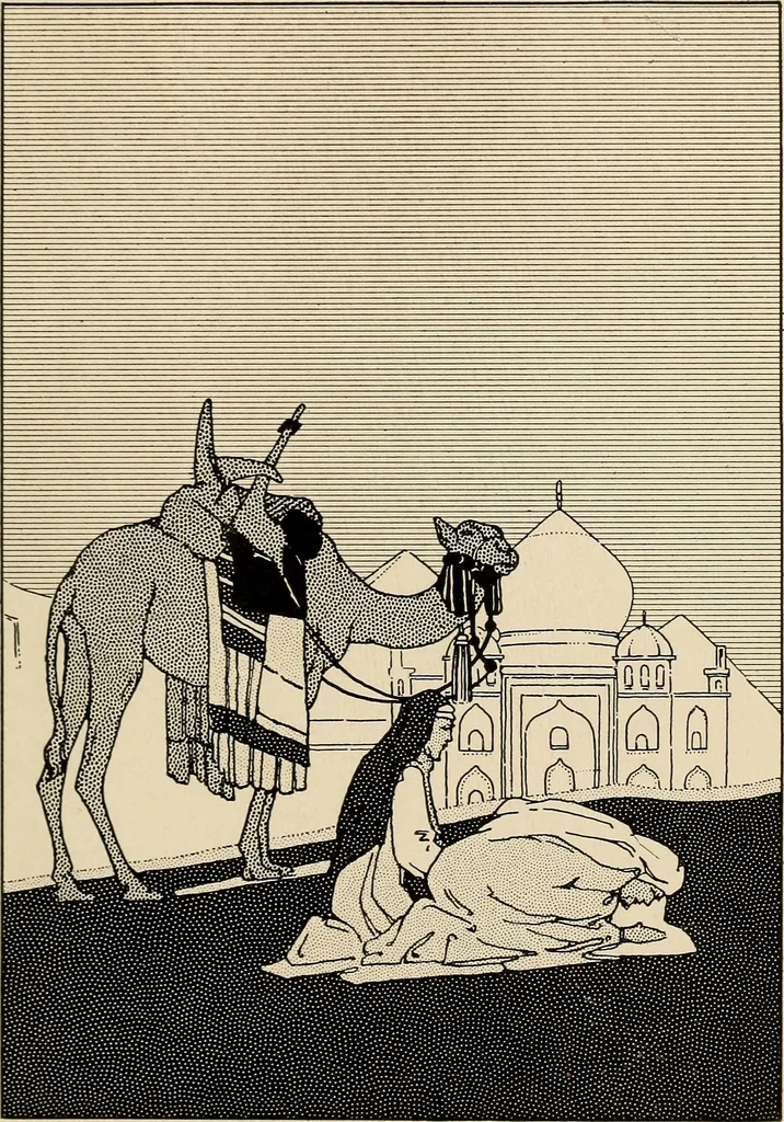 An illustration from What the advertiser & artist should know about reproduction; a review of the different methods of reproducing drawings and paintings from the viewpoint of the requirements of modern advertising, with which is incorporated specialized essays by ten of the most noteworthy engraving houses in America, 1921, leaf 158