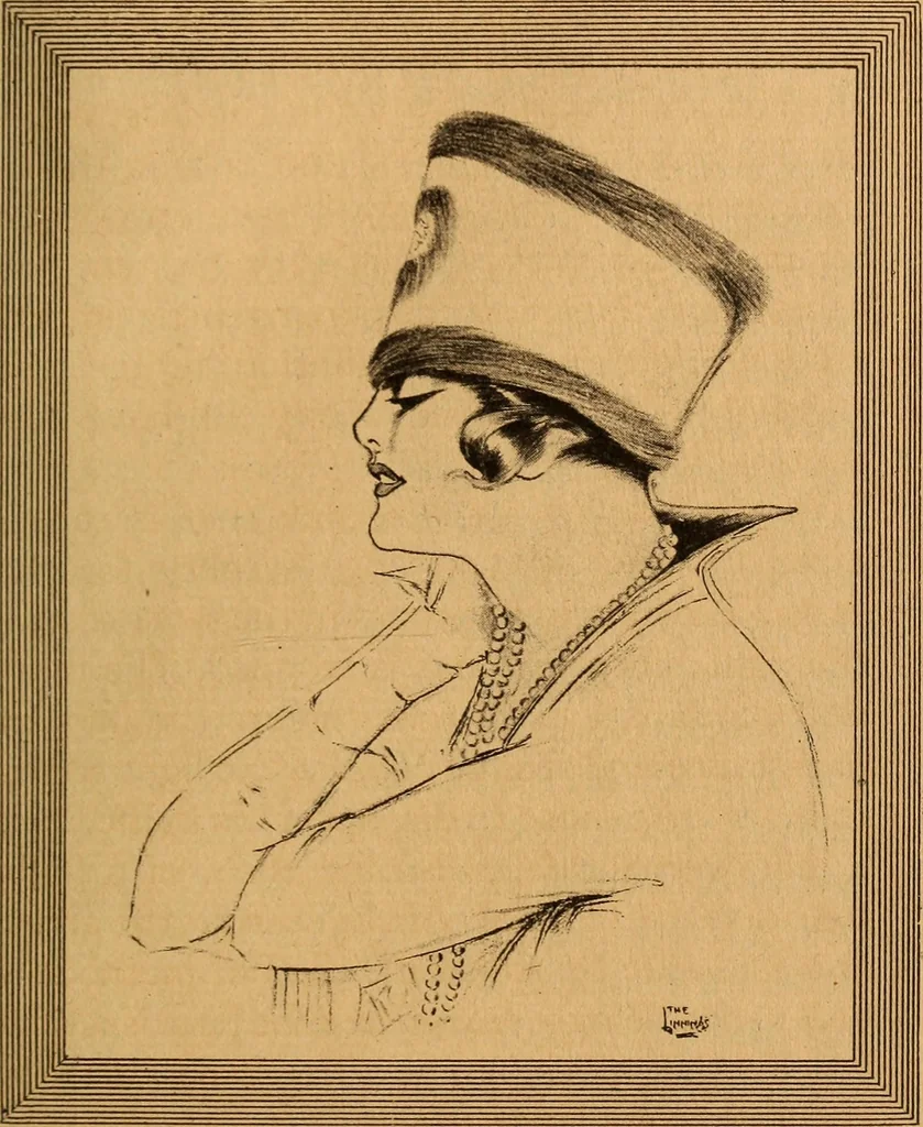 An illustration from What the advertiser & artist should know about reproduction; a review of the different methods of reproducing drawings and paintings from the viewpoint of the requirements of modern advertising, with which is incorporated specialized essays by ten of the most noteworthy engraving houses in America, 1921, leaf 202