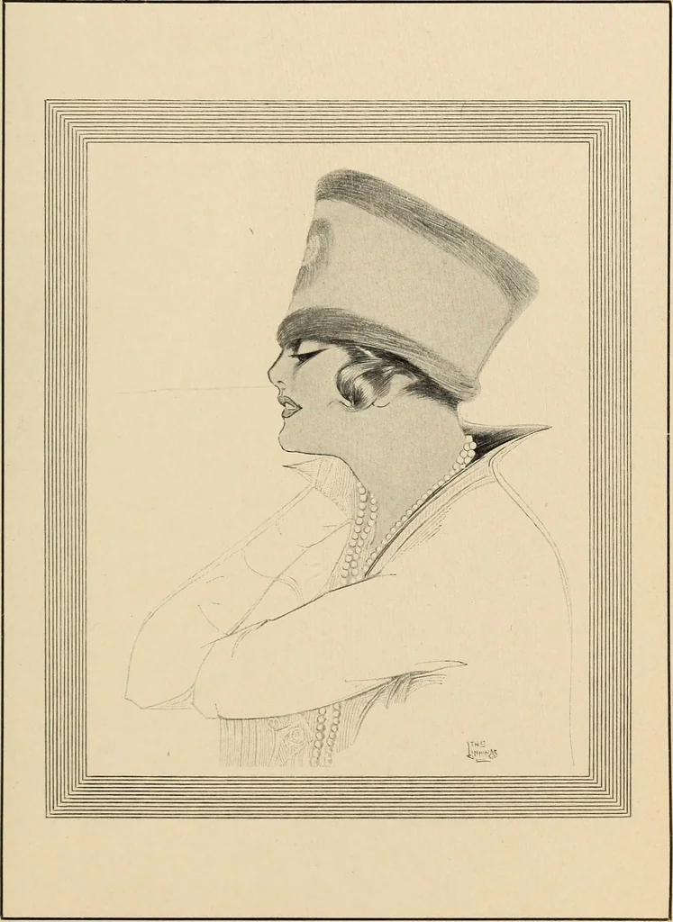 An illustration from What the advertiser & artist should know about reproduction; a review of the different methods of reproducing drawings and paintings from the viewpoint of the requirements of modern advertising, with which is incorporated specialized essays by ten of the most noteworthy engraving houses in America, 1921, leaf 58