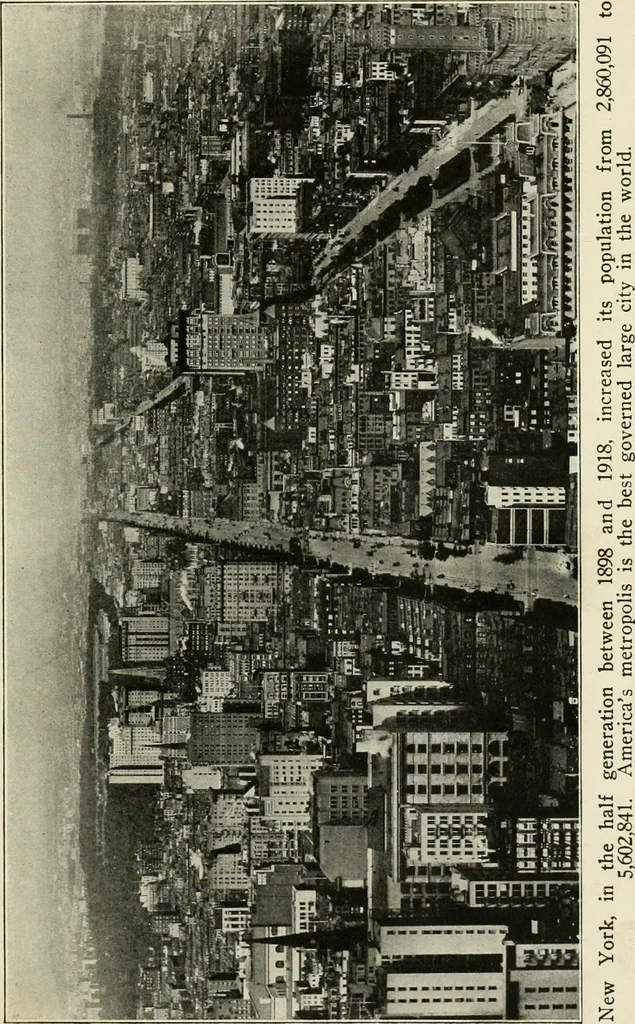 An illustration from What of the city? America's greatest issue--city planning, what it is and how to go about it to achieve success, 1919, leaf 36