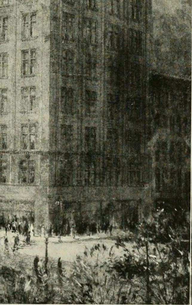 An illustration from What of the city? America's greatest issue--city planning, what it is and how to go about it to achieve success, 1919, leaf 380