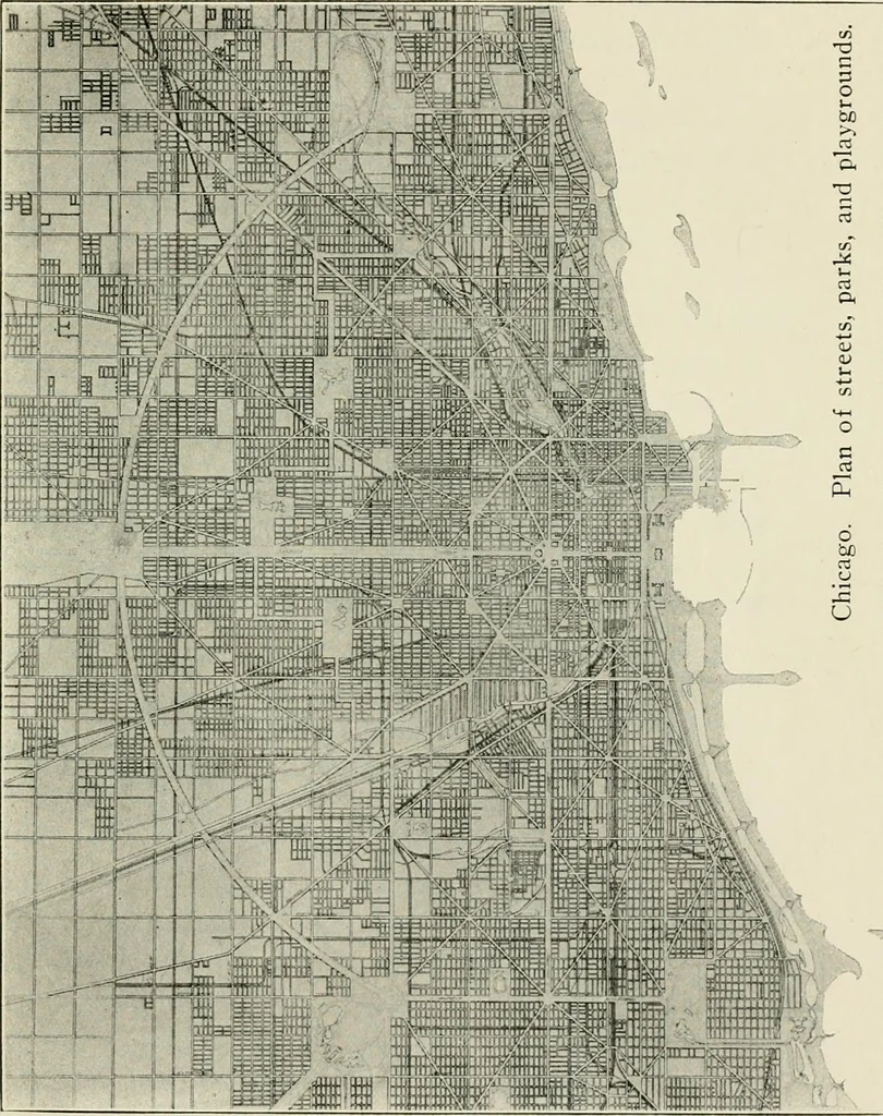 An illustration from What of the city? America's greatest issue--city planning, what it is and how to go about it to achieve success, 1919, leaf 446