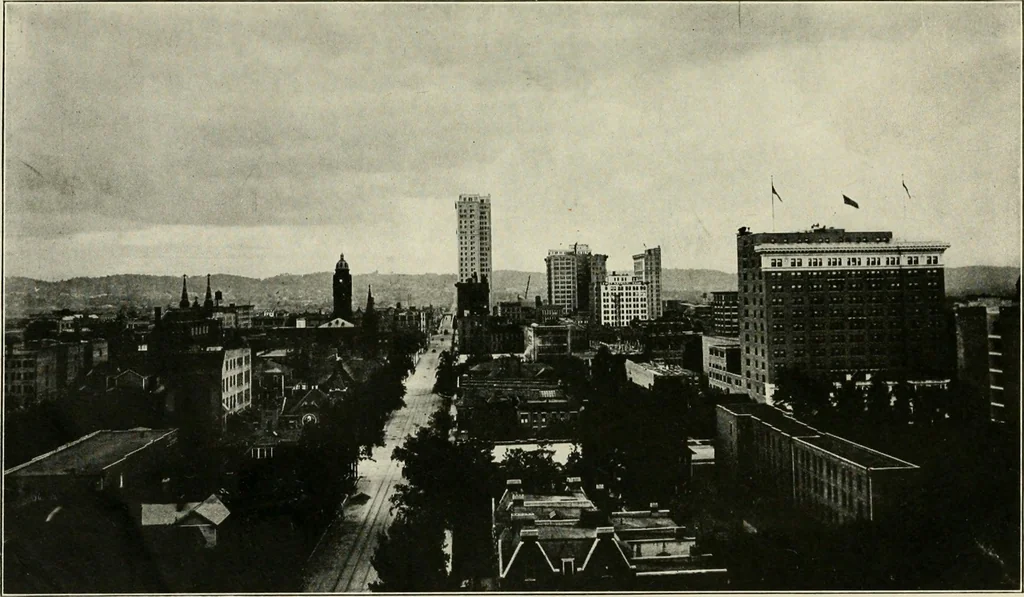 An illustration from What of the city? America's greatest issue--city planning, what it is and how to go about it to achieve success, 1919, leaf 46