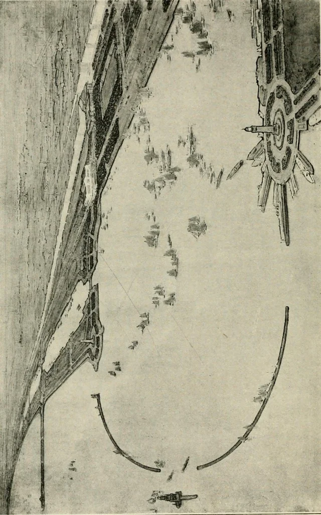 An illustration from What of the city? America's greatest issue--city planning, what it is and how to go about it to achieve success, 1919, leaf 5