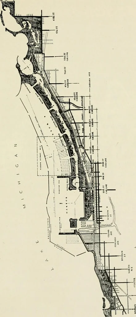 An illustration from What of the city? America's greatest issue--city planning, what it is and how to go about it to achieve success, 1919, leaf 526