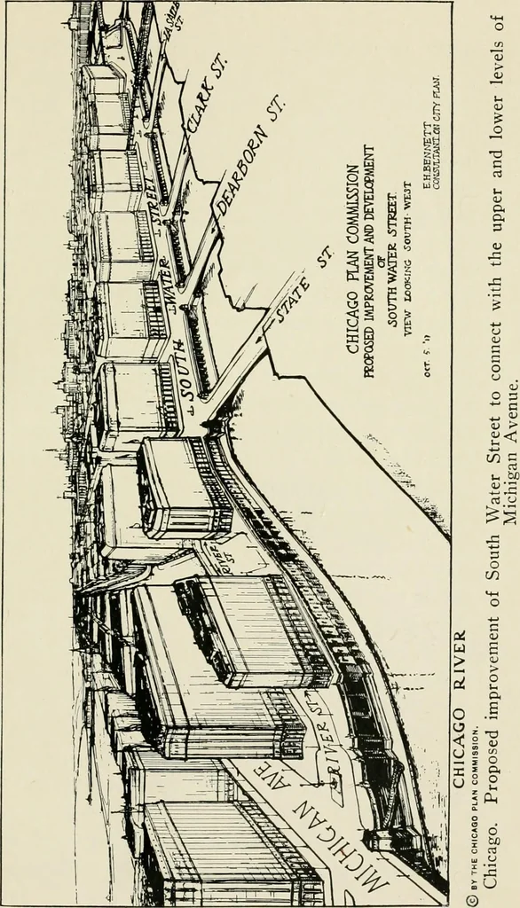 An illustration from What of the city? America's greatest issue--city planning, what it is and how to go about it to achieve success, 1919, leaf 558