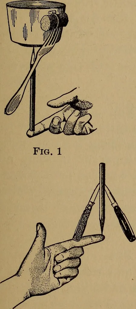 An illustration from What shall we do now? Five hundred games and pastimes:, 1907, leaf 142