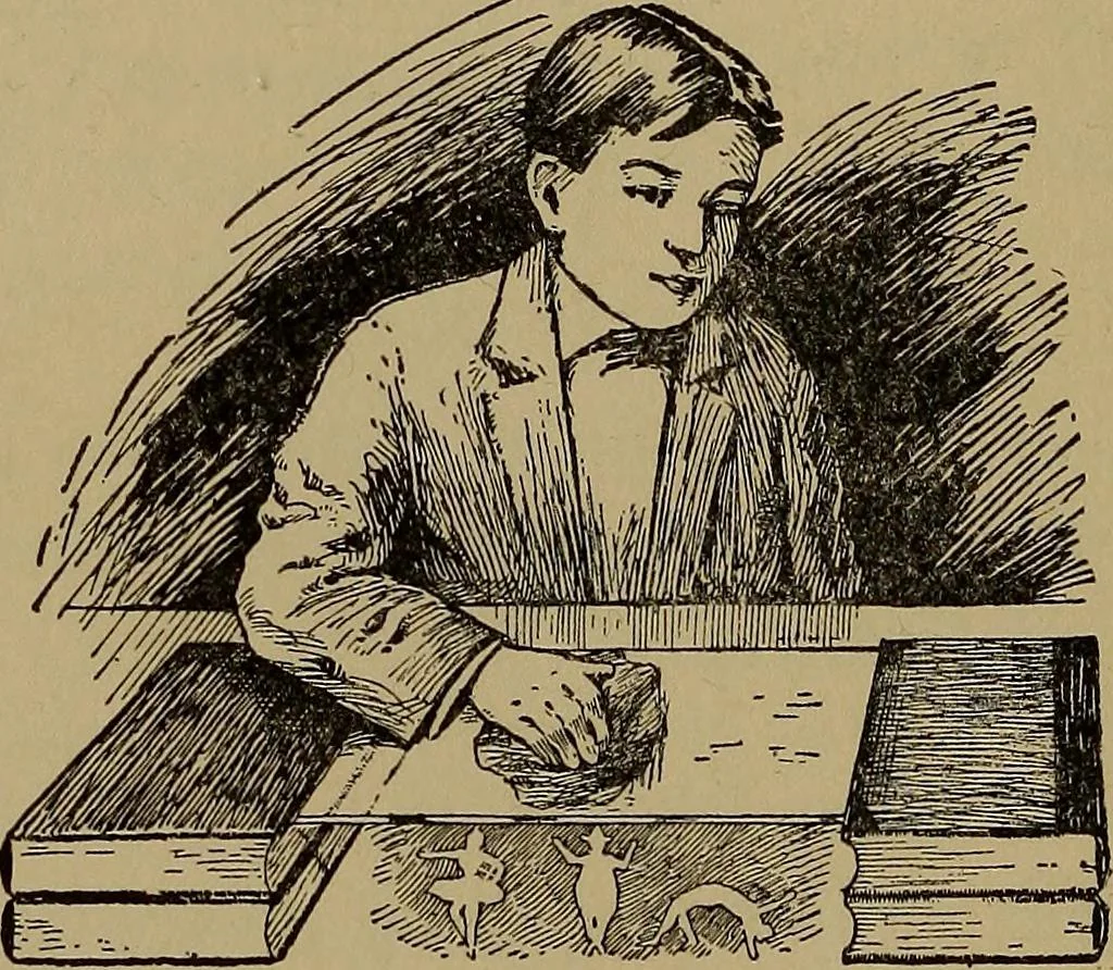 An illustration from What shall we do now? Five hundred games and pastimes:, 1907, leaf 145