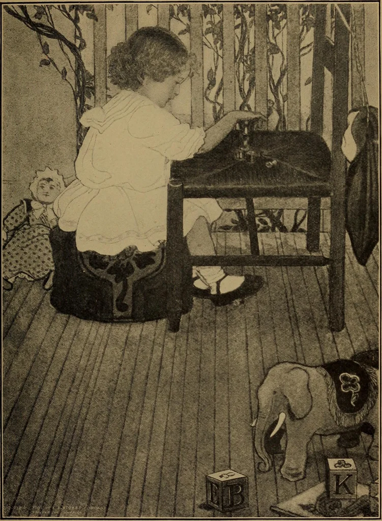 An illustration from What shall we do now? Five hundred games and pastimes:, 1907, leaf 208