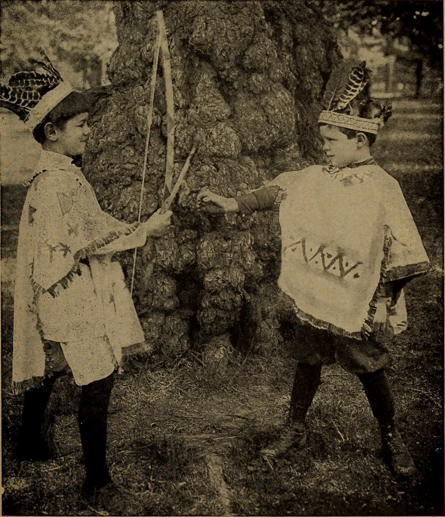 An illustration from What shall we do now? Five hundred games and pastimes:, 1907, leaf 298