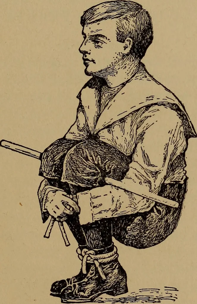 An illustration from What shall we do now? Five hundred games and pastimes:, 1907, leaf 56
