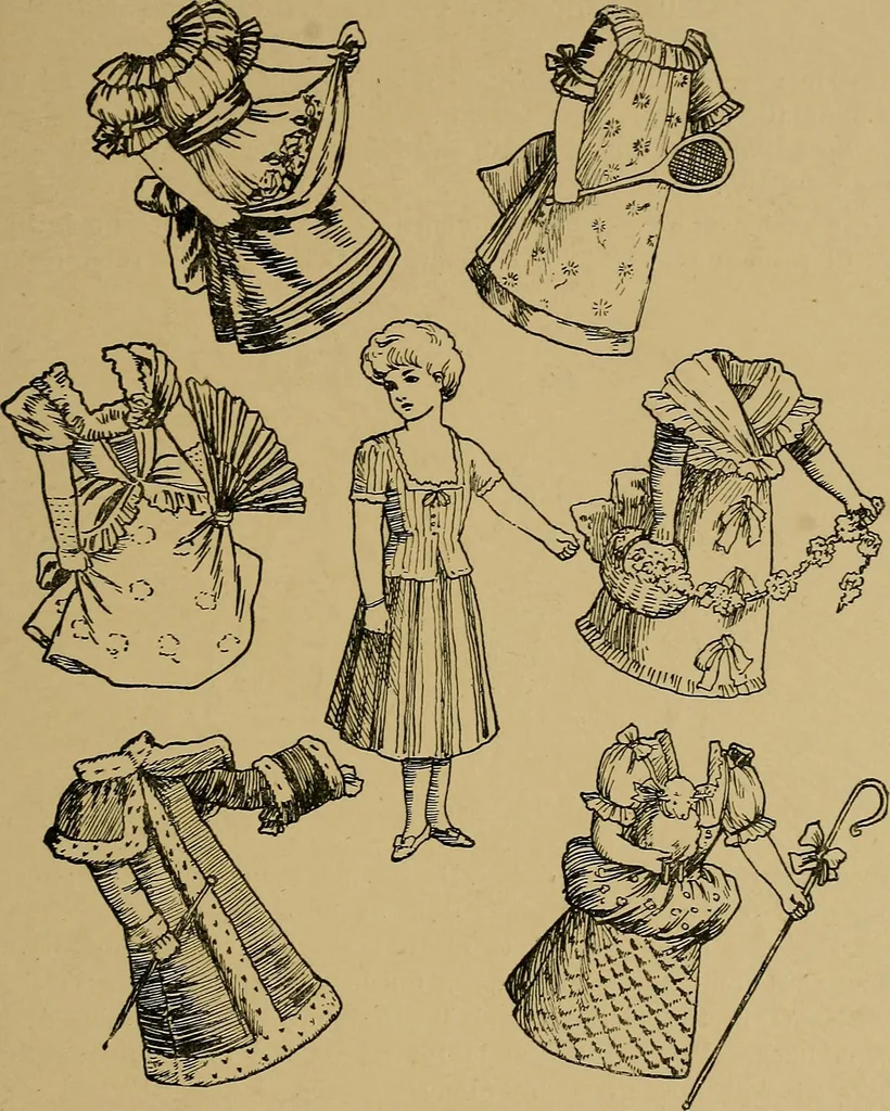 An illustration from What shall we do now? A book of suggestions for children's games and employments;, 1904, leaf 230