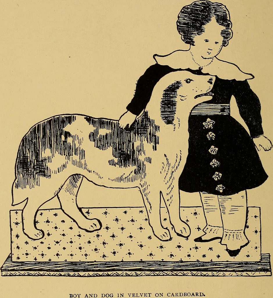 An illustration from What shall we do now? A book of suggestions for children's games and employments;, 1904, leaf 253