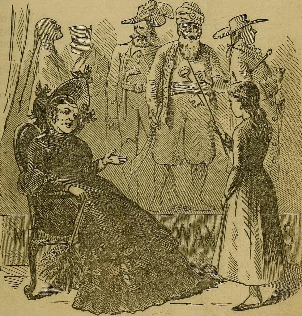 An illustration from What shall we do to-night? or, Social amusements for evening parties. Furnishing complete and varied programmes for twenty-six entertainments, 1873, leaf 104