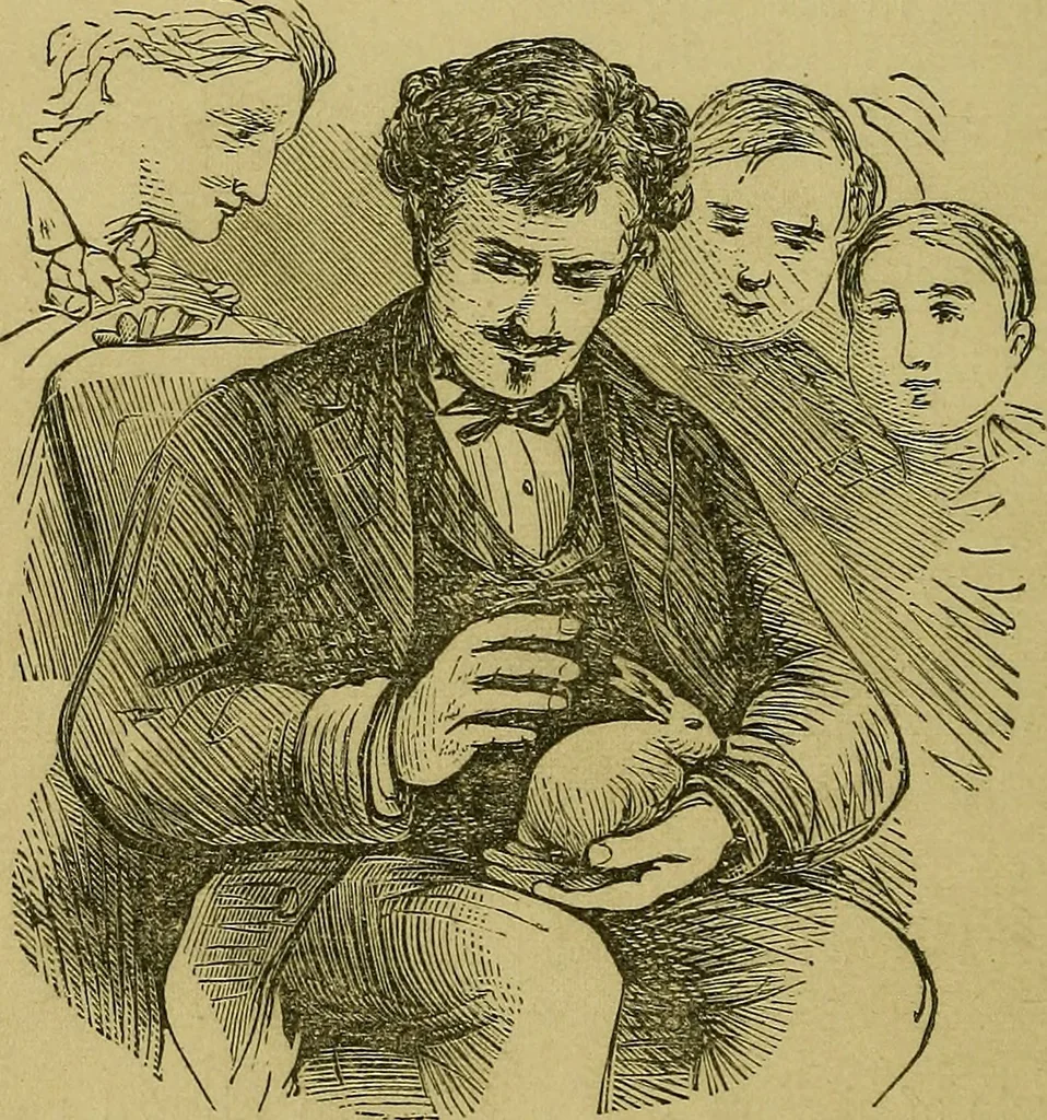 An illustration from What shall we do to-night? or, Social amusements for evening parties. Furnishing complete and varied programmes for twenty-six entertainments, 1873, leaf 145