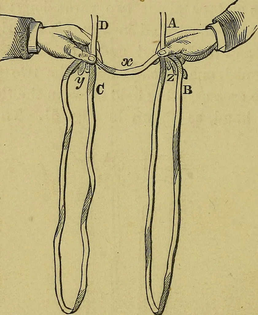 An illustration from What shall we do to-night? or, Social amusements for evening parties. Furnishing complete and varied programmes for twenty-six entertainments, 1873, leaf 157