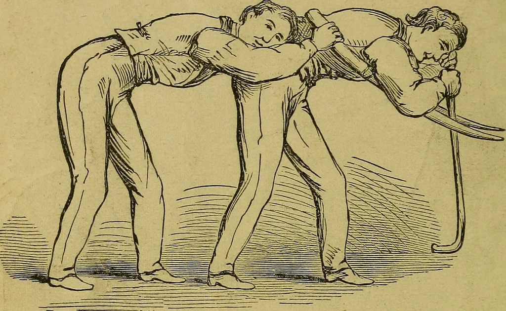 An illustration from What shall we do to-night? or, Social amusements for evening parties. Furnishing complete and varied programmes for twenty-six entertainments, 1873, leaf 23