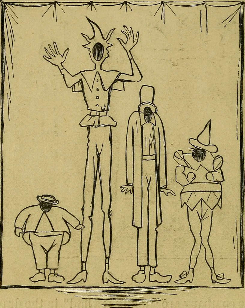 An illustration from What shall we do to-night? or, Social amusements for evening parties. Furnishing complete and varied programmes for twenty-six entertainments, 1873, leaf 25