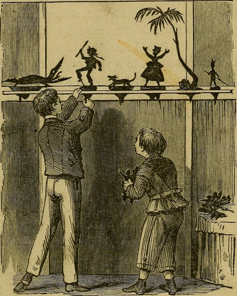 An illustration from What shall we do to-night? or, Social amusements for evening parties. Furnishing complete and varied programmes for twenty-six entertainments, 1873, leaf 250