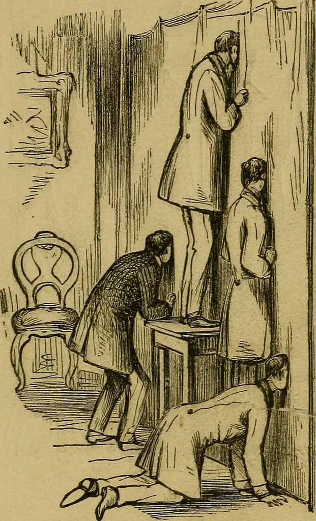 An illustration from What shall we do to-night? or, Social amusements for evening parties. Furnishing complete and varied programmes for twenty-six entertainments, 1873, leaf 26