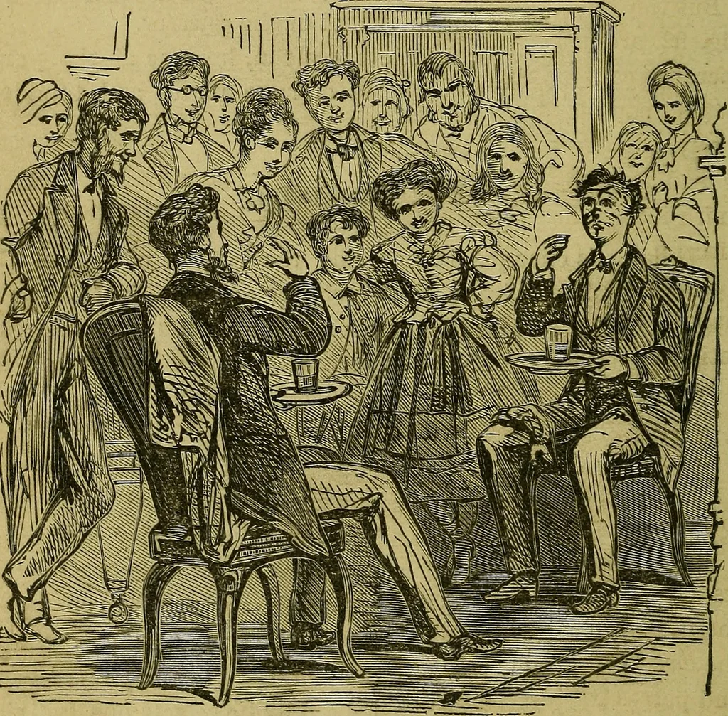 An illustration from What shall we do to-night? or, Social amusements for evening parties. Furnishing complete and varied programmes for twenty-six entertainments, 1873, leaf 261