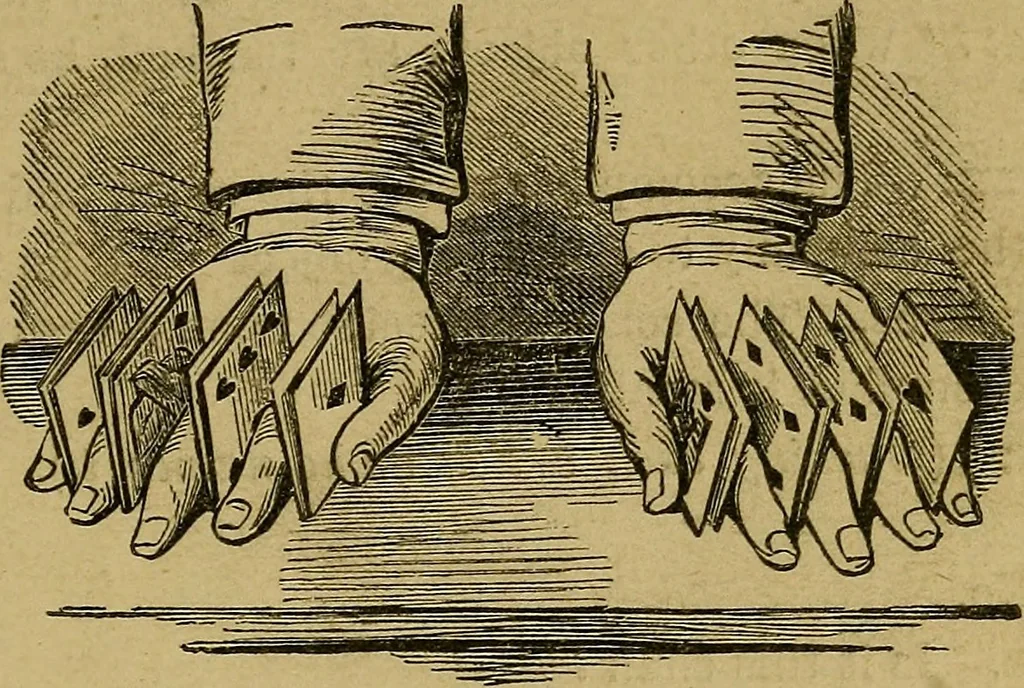 An illustration from What shall we do to-night? or, Social amusements for evening parties. Furnishing complete and varied programmes for twenty-six entertainments, 1873, leaf 34