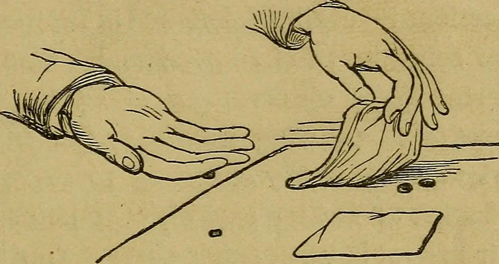 An illustration from What shall we do to-night? or, Social amusements for evening parties. Furnishing complete and varied programmes for twenty-six entertainments, 1873, leaf 58