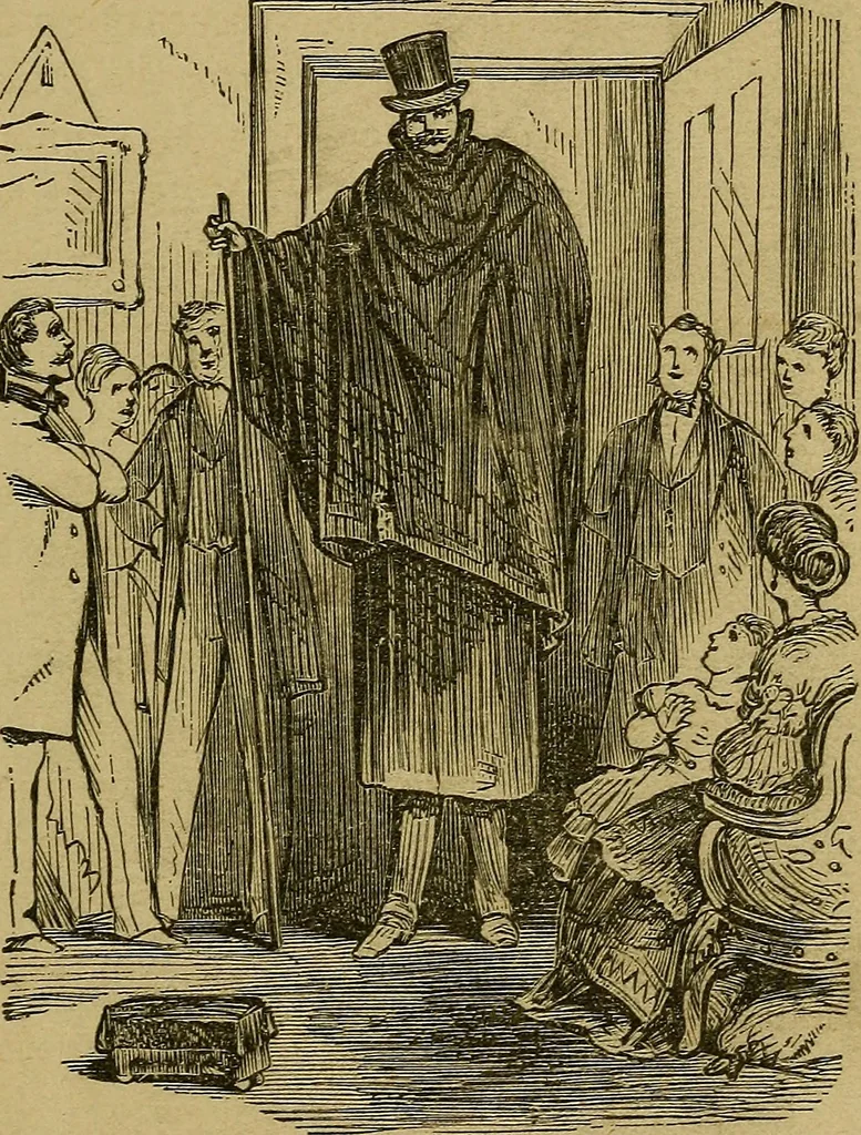 An illustration from What shall we do to-night? or, Social amusements for evening parties. Furnishing complete and varied programmes for twenty-six entertainments, 1873, leaf 90