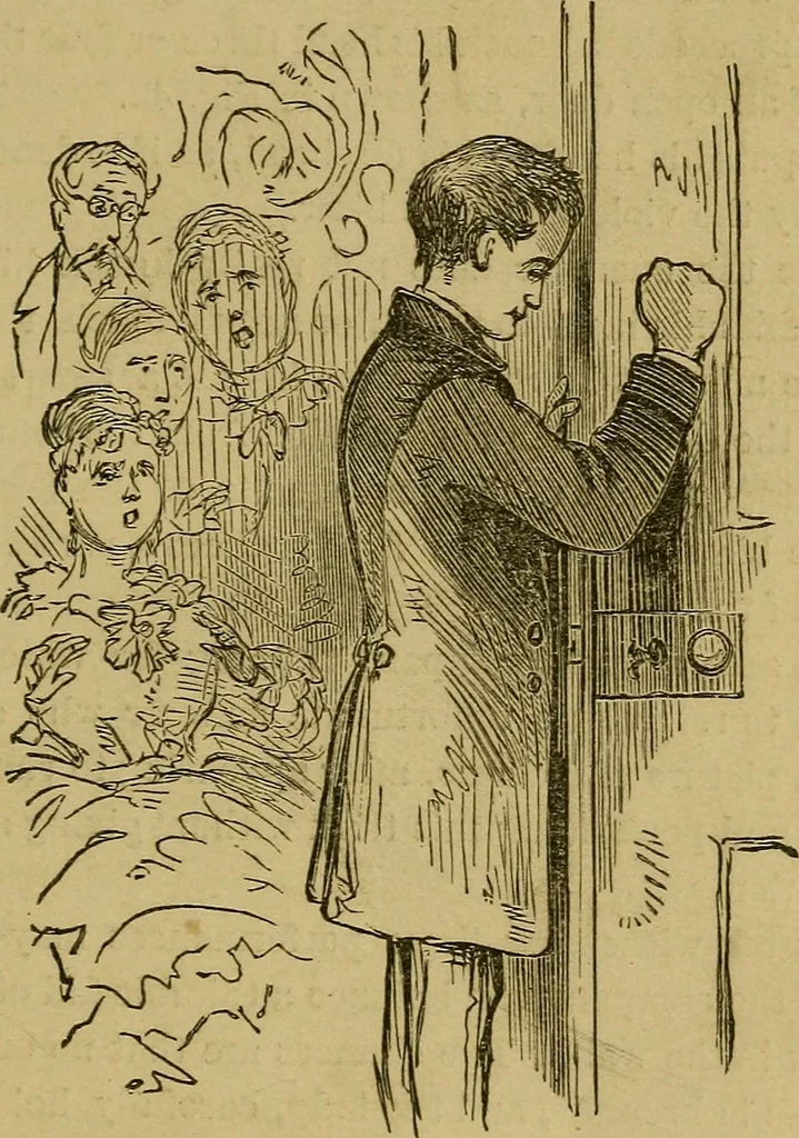 An illustration from What shall we do to-night? or, Social amusements for evening parties. Furnishing complete and varied programmes for twenty-six entertainments, 1873, leaf 96