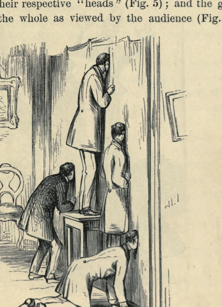 An illustration from What shall we do to-night? or, Social amusements for evening parties. Furnishing complete and varied programmes for twenty-six entertainments, 1873, leaf 29