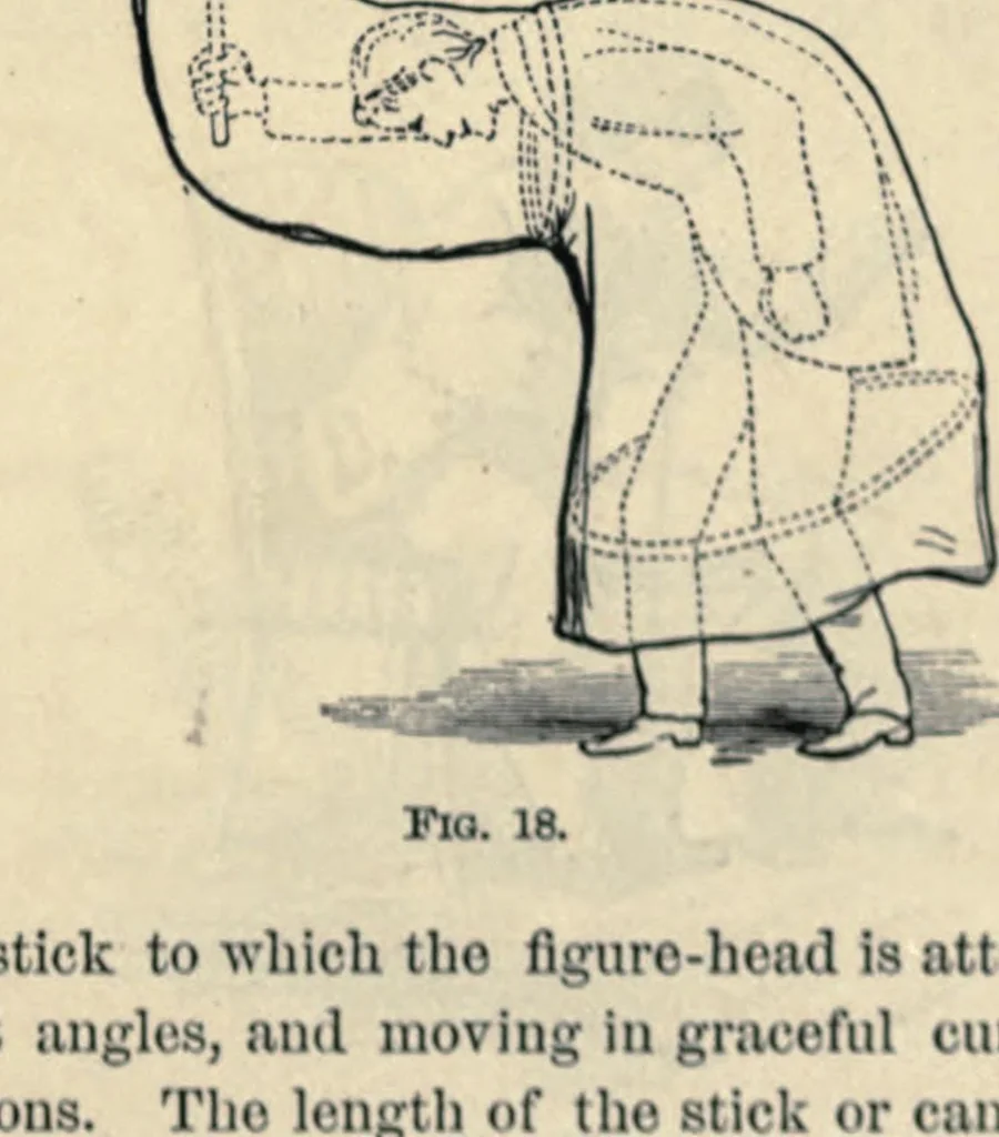 An illustration from What shall we do to-night? or, Social amusements for evening parties. Furnishing complete and varied programmes for twenty-six entertainments, 1873, leaf 43