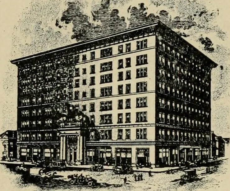 An illustration from What they say about Sanitas modern wall covering, 1919, leaf 33