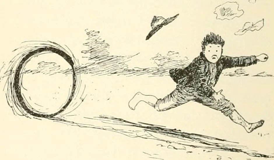 An illustration from What they say in New England; a book of signs, sayings, and superstitions, 1896, leaf 107