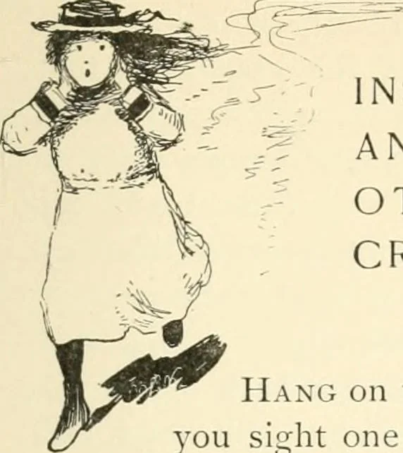 An illustration from What they say in New England; a book of signs, sayings, and superstitions, 1896, leaf 156
